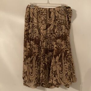 Kim Rogers Size 12 Reversible Skirt